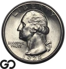 1936 Washington Quarter, Flashy Choice BU++