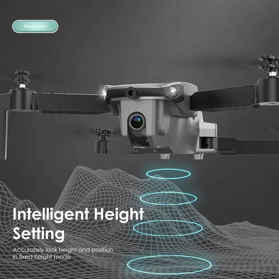 Drone with Double 4K FPV Camera 120° Wide-Angle WiFi RC Quadcopter Helicopters  - Image 4 of 4