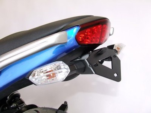 R&G PORTATARGA COMPATIBILE PER KAWASAKI NINJA 650 2009 > 2011 LP0080BK NERO - Foto 2 di 4