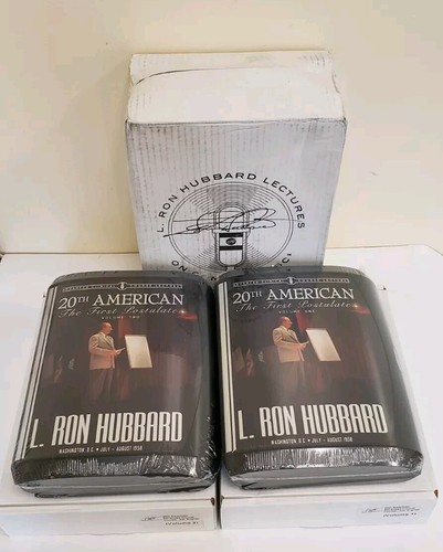 Scientology L. Ron Hubbard Course Lectures 20th American Volumes 1 & 2 NEW