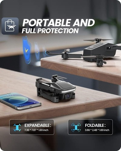 Holy Stone Drone for Kids with 1080P HD Camera, HS430 RC Quadcopter WiFi - BLACK - Picture 4 of 15