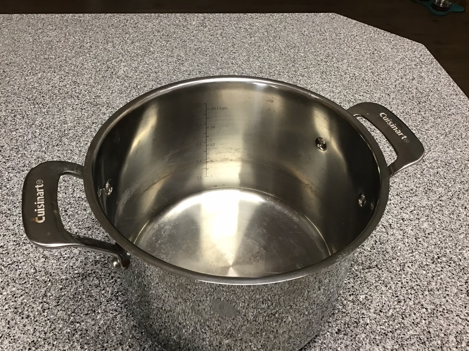Cuisinart Stock Pot 6 Quart Stainless Stockpot No Lid 836622 eBay