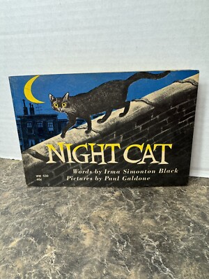 Night Cat by Irma S. Black Reader s Digest Juvenile Fiction Rare Vintage Book