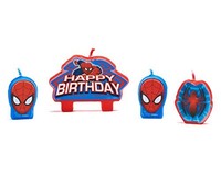 Spider-man Birthday Candles, 4 Count, Party Supplies, New, Free Shipping on sale Spider-man Birthday Candles, 4 Count, Party Supplies, New, Free Shipping on sale