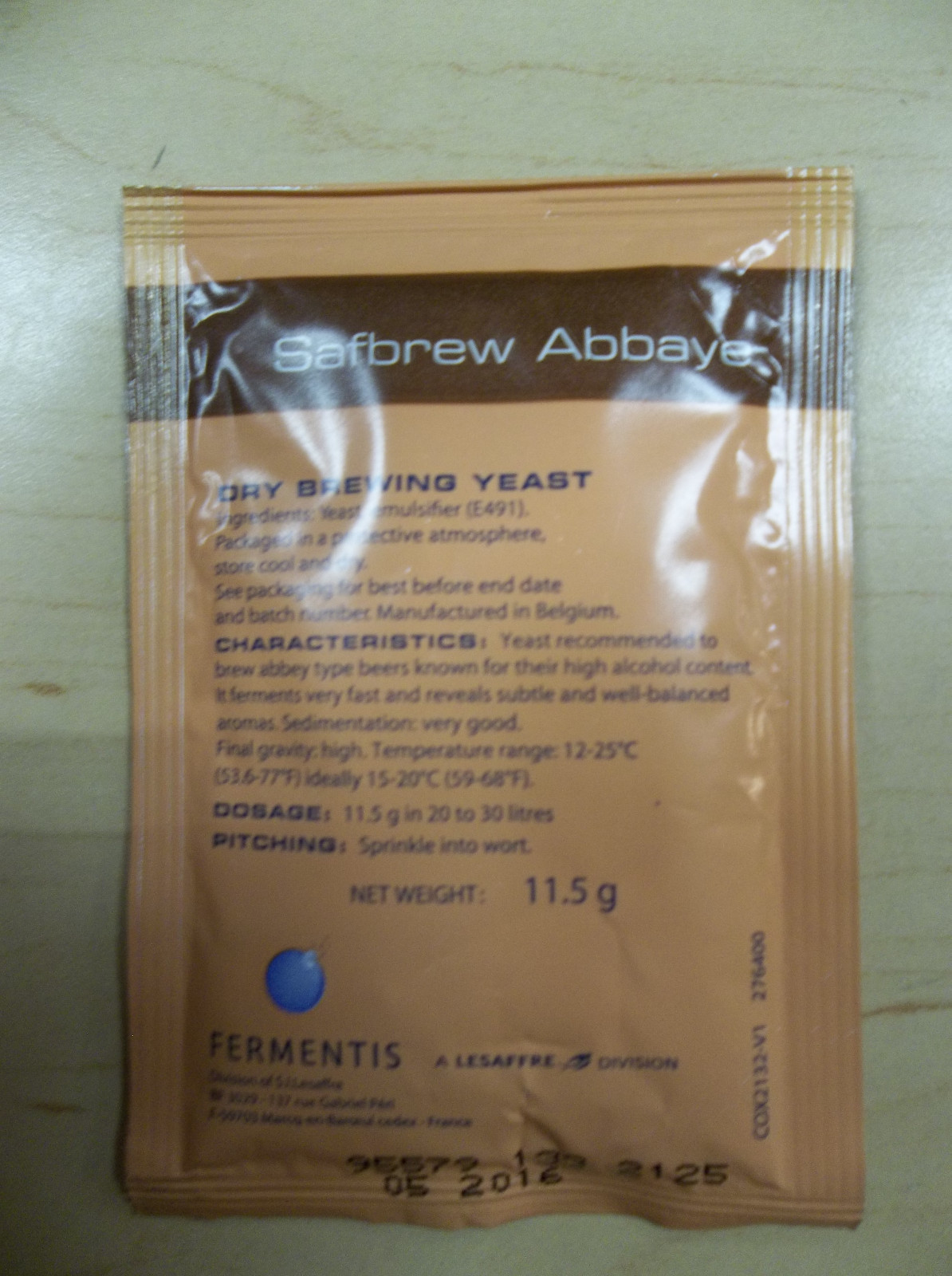 Fermentis Brewing Yeast, 5 Packs Per Sale, YOUR CHOICE or MIX and MATCH