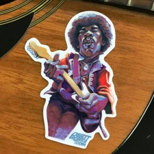 Jimi Hendrix Sticker Die Cut Vinyl Decal