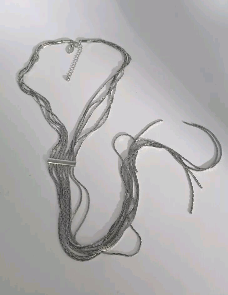 Silver Holidays Statement Necklace. Designers Vin… - image 2