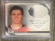 DILLON DUBE 2018-19 UD THE CUP ROOKIE CLASS OF 2019 💥#175 OF 249💥CALGARY...