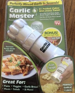 Garlic Master Garlic Cutter-The Easiest to USE Food Chop Cutter Garlic Slicer