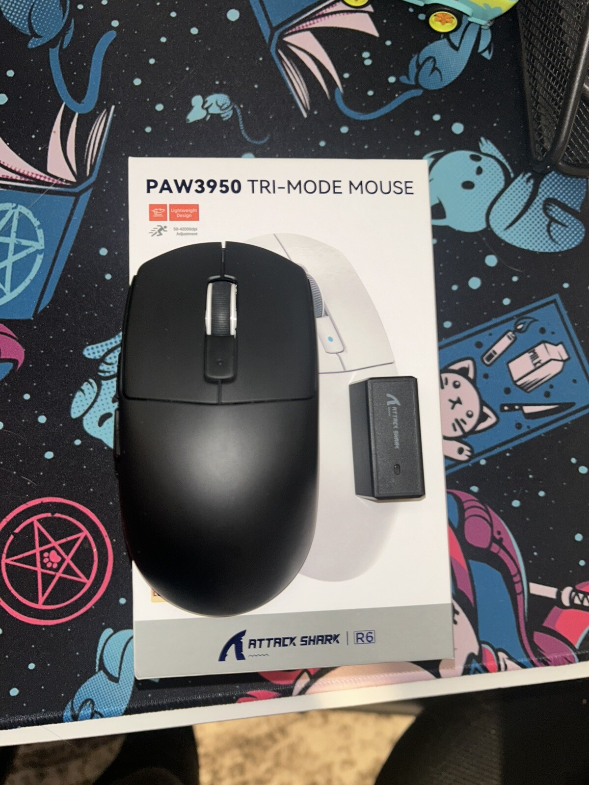 ATTACK SHARK R6 Wireless 8K PAW3950MAX Precision Gaming Mouse