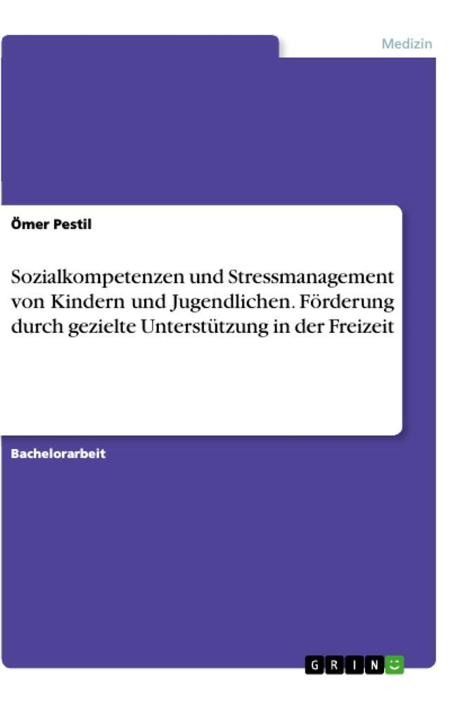 Thumbnail - Sozialkompetenzen Und Stressmanagement Von Kindern Und Jugendlichen.