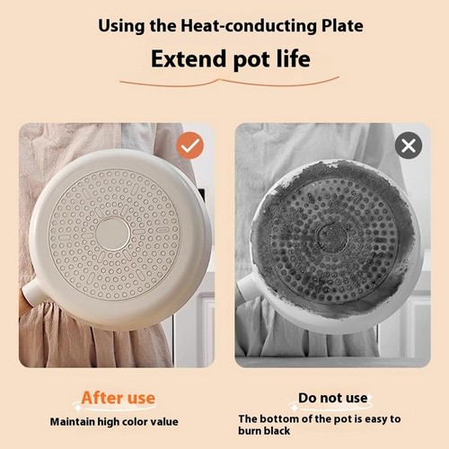 Cocina de gas de aleación de aluminio placa conductora de calor difusor de calor bandeja a fuego lento - Imagen 9 de 9