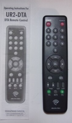 Time Warner Technicolor HR2 DTA TWC2 Cable Box TV Remote Control w ...