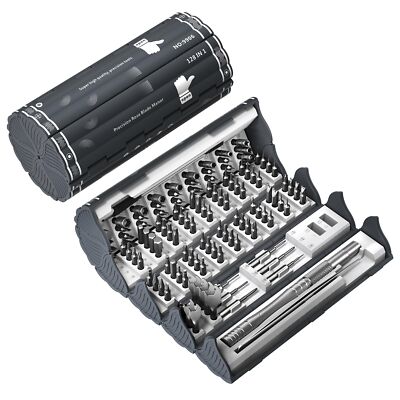 VMAN 128-in-1 Precision Screwdriver Set Magnetic Tool Kit for PC iPhone Xbox PS5