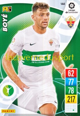 144 LUCAS BOYE # ELCHE CF PANINI LIGA SANTANDER 2021 2022 ADRENALYN