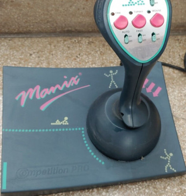 Competition Pro Manix Joystick Controller (Amiga, ST XL, C64 etc ) fully working
