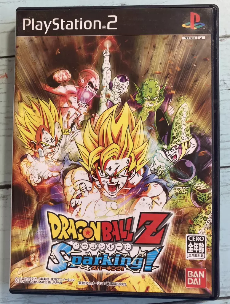 PS2 DRAGON BALL Z Sparking PlayStation 2 Japan Version BANDAI