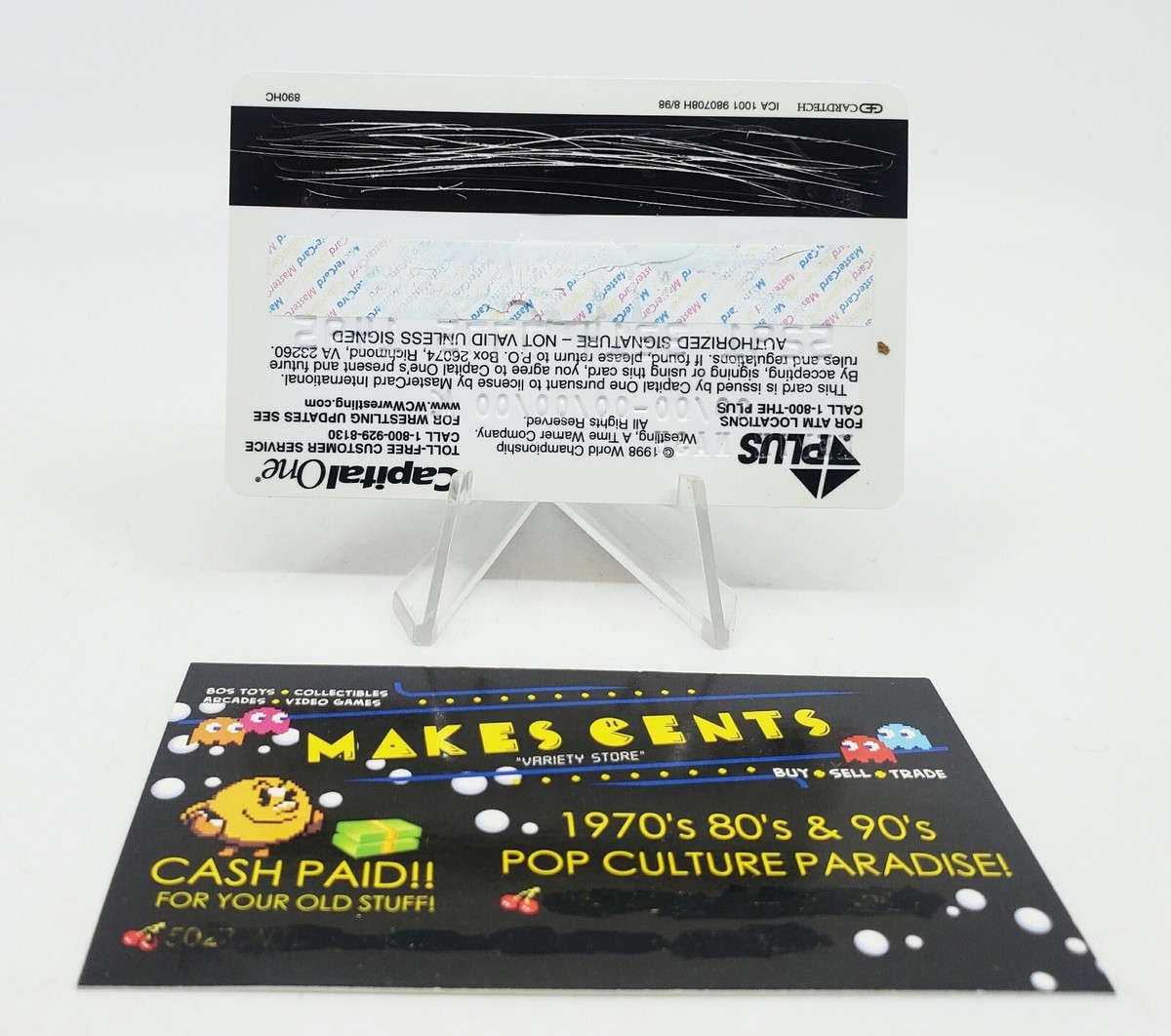レアnWo WCW playing card トランプ　新品　未使用 OFFICIAL WCW NWO Wrestling Mastercard Credit Card KEVIN NASH