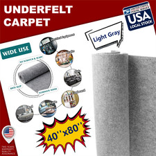 Automotive Carpet Under-felt Trunk Liner Interior Upholstery Replacement 40x80''