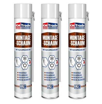Montageschaum 1 x 750 ml mit Aussprührohr günstig kaufen