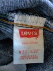 Vintage Levis SAN FRANCISCO Men 31x32 Straight Leg Blue Acid Washed Jean Silver  — photo 8