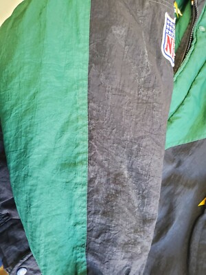 Vintage 90s Green Bay Packers Reebok Proline Puffer Coat Winter