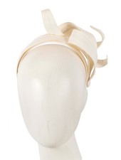 Cream leather headband racing fascinator Max Alexander 100 AU Family Business