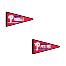 MLB Philadelphia Phillies Baseball Team For Crocs Shoe Charms Jibbitz - 2 Pieces