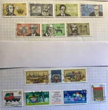 Timbres d'ALLEMAGNE ORIENTALE  N° 2005 /11 - 2013A -2021A -2022/23 Oblitéré 1978
