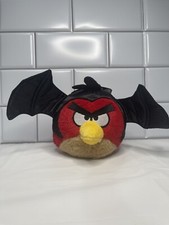 Hartz Angry Birds Halloween Vampire Red Plush Dog Toy With Squeaker Rare HTF