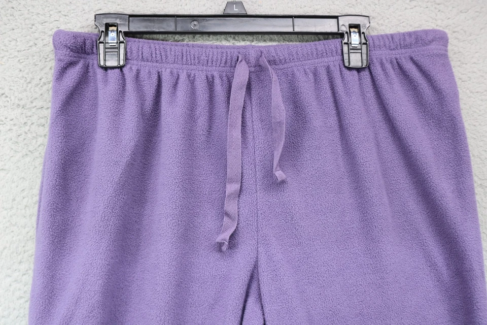 Calça pijama de lã roxa Cuddl Duds - Tamanho grande - Imagem 2 de 4