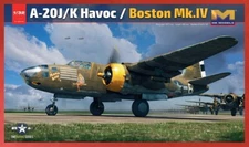 HK Models 01E040 1/32 A-20J/K Havoc/Boston w/ Metal Landing Gears & Nose Weight