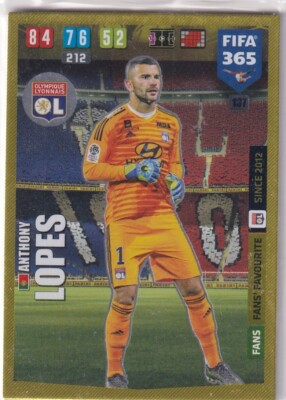 Panini Adrenalyn XL FIFA 365 2020 No. 137 Anthony Lopes Fans' Favourite