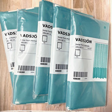 5X IKEA Water-Repellent Shower Curtain Turquoise 71x71 Eco-friendly VADSJON