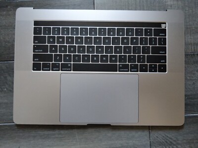 Apple Macbook Pro 15 inch, A1707, 2016-2017 Keyboard Touchpad Assembly. Gray