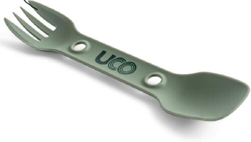 UCO Recycled Utility Spork 3 in 1 Camping / Hiking Lightweight Plastic Cutlery - Picture 8 of 11