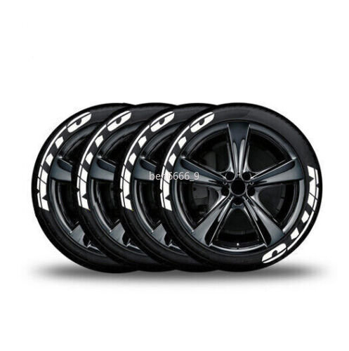 4Tires/ Permanent NITTO Tire Lettering Stickers 16"-22" Decal Letters 1.25 White - Picture 1 of 3