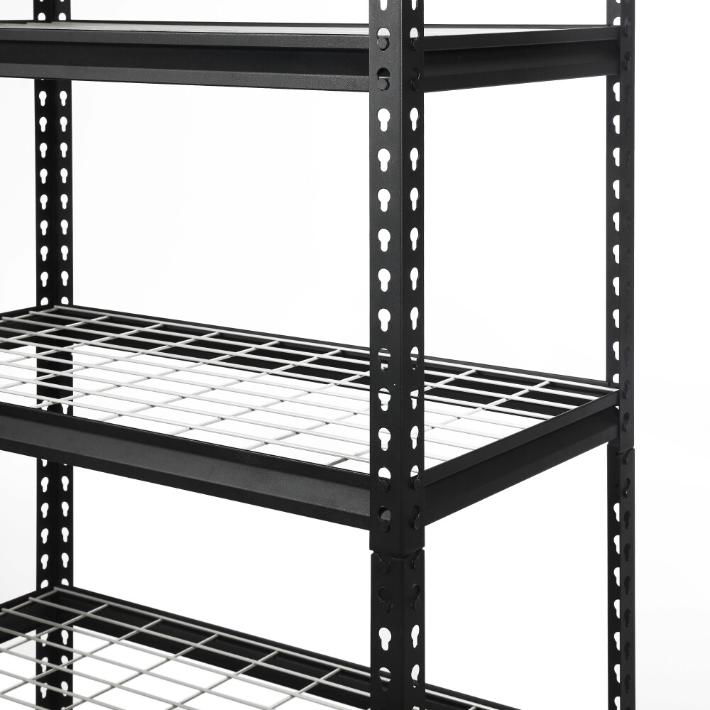 WORKPRO 36" W x 18" D x 72" H 5Shelf Freestanding Shelves, Storage Rack, Black eBay