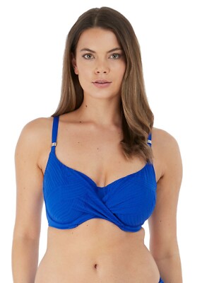 Fantasie Bikini Oberteil Blau Ottawa Vollschale Bügel Bademode 6355 - 32DD