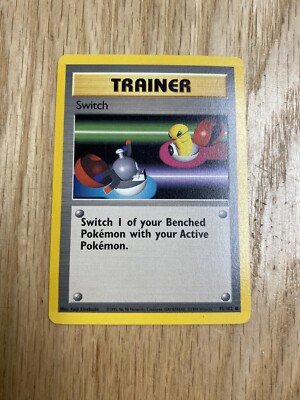 1999 Pokemon Trainer Switch Card 95/102 | eBay