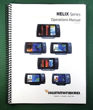 Humminbird Helix 5, 7, 9, 10 Instruction Manual: Full Color  & Protective Covers