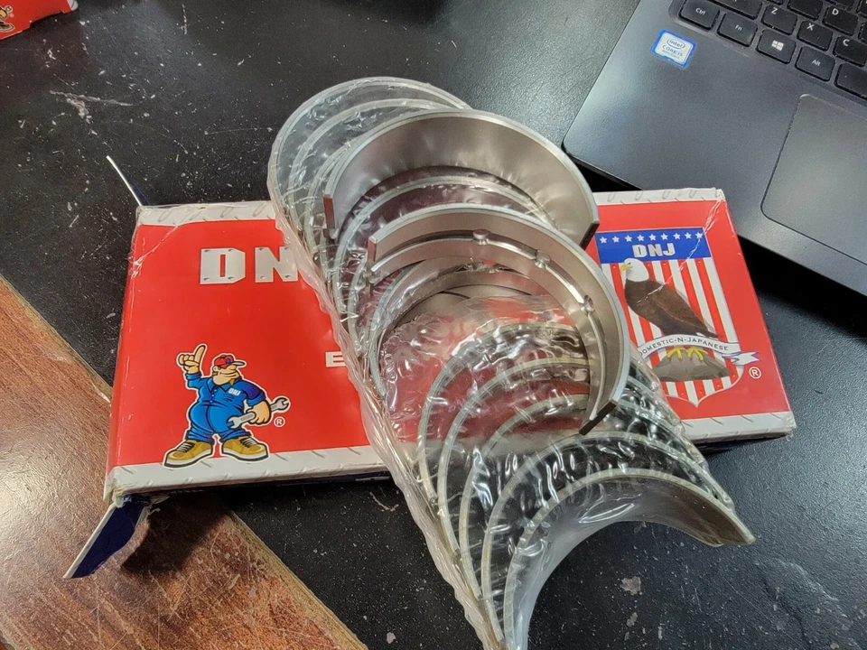 Juego de cojinetes principales DNJ MB967 Std para 93-97 Toyota Land Cruiser LX450 4,5 L DOHC Foto 2 de 2