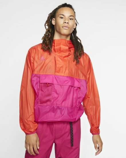 nike agc マウンテンパーカー Vintage 90s Nike ACG Mountain Parka Jacket Size M Blue Orange NY