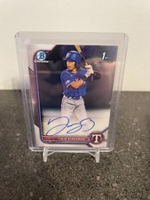 2022 BOWMAN CHROME 1ST AUTOGRAPH JOJO BLACKMON RANGERS AUTO