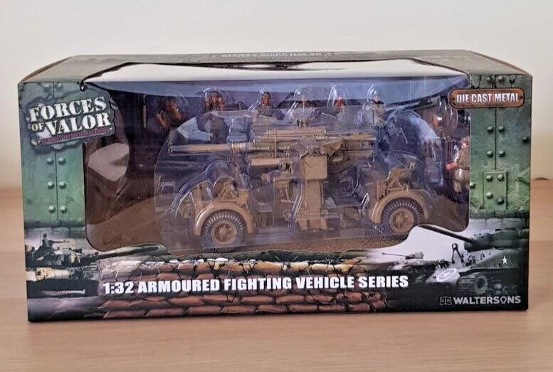 Krupp 88mm FlaK 18, German Army, Forces Of Valor 1:32 801008B with 8 Figures - Image 2 of 4