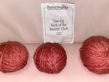 Patternworks Toe-Up Sock of the Month Club Yarn Month 6 900394 Pink