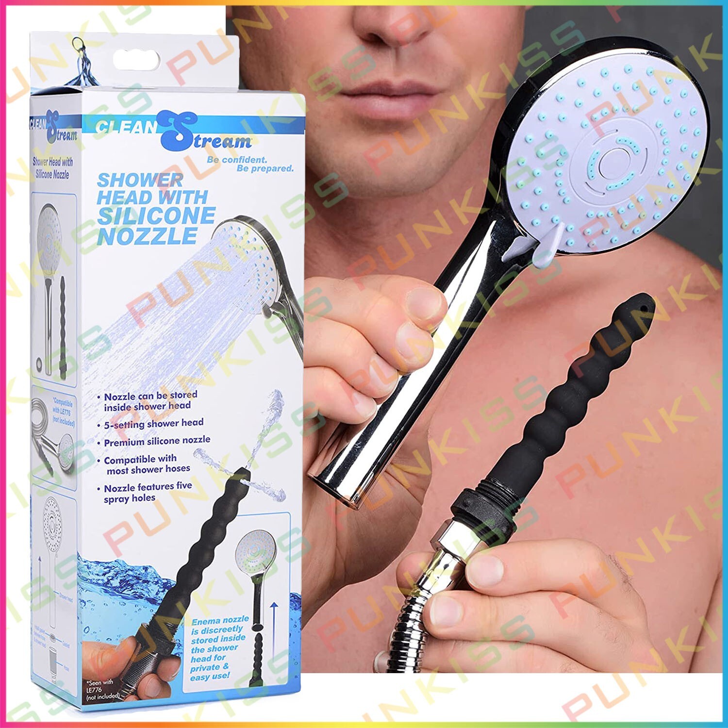 W/ Enema Nozzle💋anal Vaginal Douche Colon Cleansing