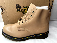 DR MARTENS 101 UB BOOTS UK SIZE 8 EU 42 BEIGE DMS DOCS 30886250