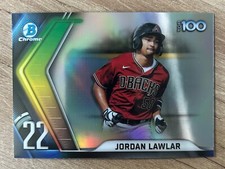 Jordan Lawlar 2022 Bowman #BTP-22 Bowman Scouts' Top 100 Arizona Diamondbacks