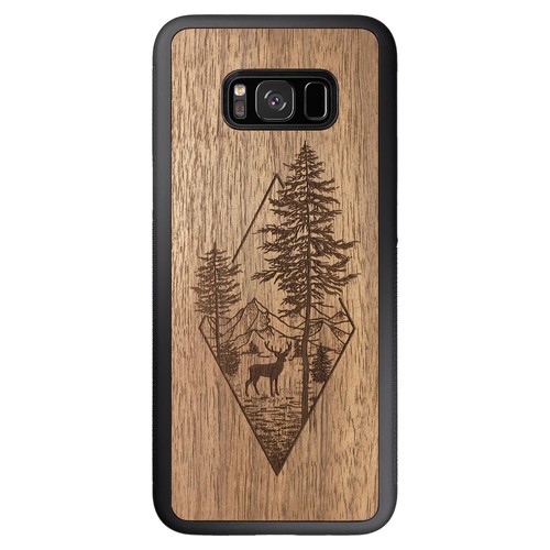 Deer Woodland - Wooden Galaxy S23 Ultra Case, S22 Plus, S21 FE, S21, S20 - Photo 26 sur 27